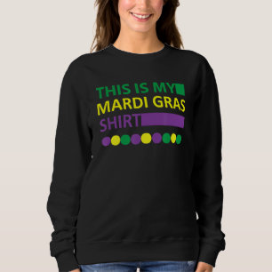 Sweatshirt Mardi Gras Carnival tenue grat Mardi Masquerade