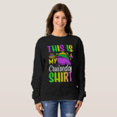 Sweatshirt Mardi Gras Celebrations parade Boat This is My Cru (Devant entier)