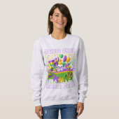 Sweatshirt MARDI GRAS Coquette Mascarade (Devant entier)