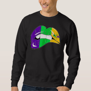 Sweatshirt Mardi Gras Fleur De Lis Jeunes Mardi Gras Stri