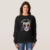 Sweatshirt Mardi Gras Mardi Carnaval Masque 2023 (Devant entier)