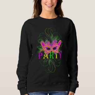 Sweatshirt Mardi Gras Mardi Gras Masque Mardi Gras Costum