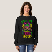 Sweatshirt Mardi Gras Mask Let The Good Times Roll Fleur De L (Devant entier)