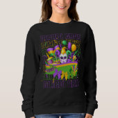 Sweatshirt MARDI GRAS Masqerade Coquette (Devant)