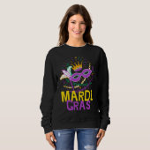 Sweatshirt Mardi Gras Masquerade Mardi Parade Costume Mens &  (Devant entier)