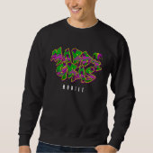 Sweatshirt Mardi Gras Mobile Alabama Graffiti Style (Devant)