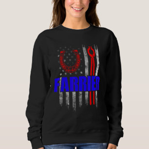 Sweatshirt Maréchal Fer à Cheval Sabot Parage Équine Ferrure 