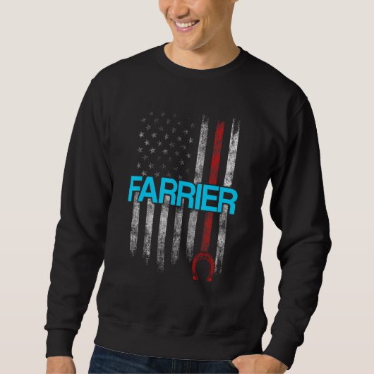 Sweatshirt Maréchal Ferrage Sabot Parage Ferrure Équine (Devant)