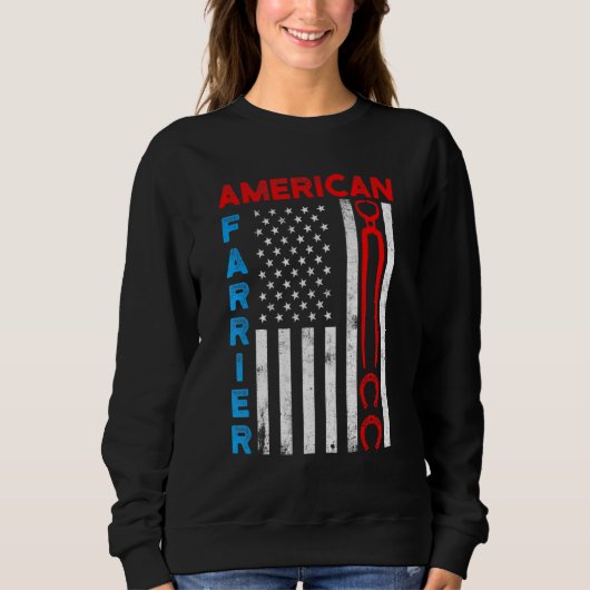 Sweatshirt Maréchal Ferrage Sabot Parage Ferrure Équine 71 (Devant)