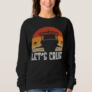 Sweatshirt Mari et femme Lets Cruise Croisière Vacances