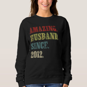Sweatshirt Mari Extraordinaire depuis 2012 10 ans Mariages