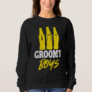 Sweatshirt Marié Garçons d'honneur Entoourage Témoin Amis Ent
