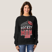 Sweatshirt Marie Hockey Mom With Puck Womens (Devant entier)