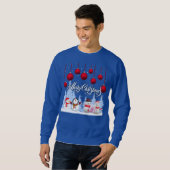 Sweatshirt Marié Noël : édition hiver (Devant entier)