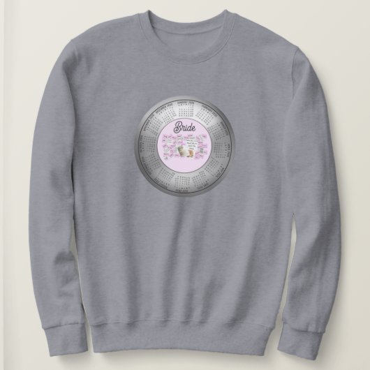 Sweatshirt Mariée du calendrier 2026 (Design devant)
