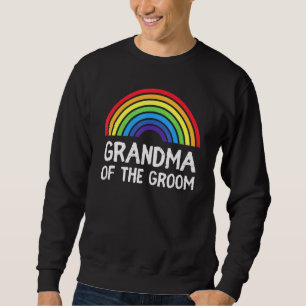 Sweatshirt Mariée Grand-mère Mariage Fierté LGBT Gay Enterrem