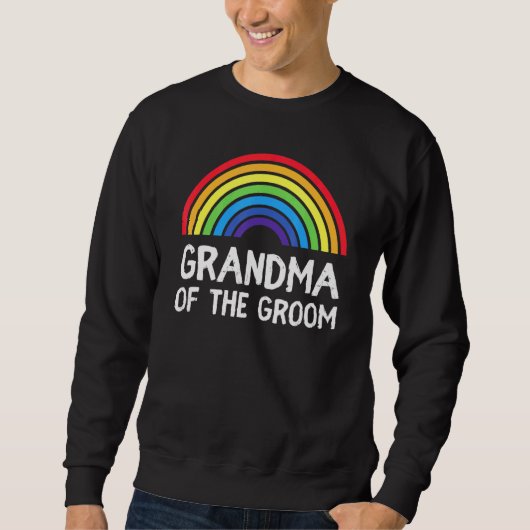 Sweatshirt Mariée Grand-mère Mariage Fierté Lgbt Gay Enterrem (Devant)