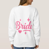 Sweatshirt Mariée Néon Rose (Dos)