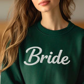 Sweatshirt Mariée perle fausse