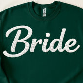 Sweatshirt Mariée perle fausse