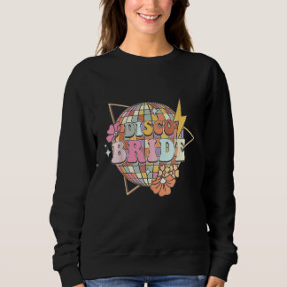Sweatshirt Mariée Rétro Disco Reines de la Danse Enterrement