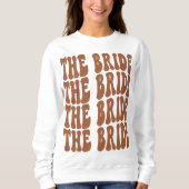 Sweatshirt Mariée Terracotta Customisée mariée (Devant)