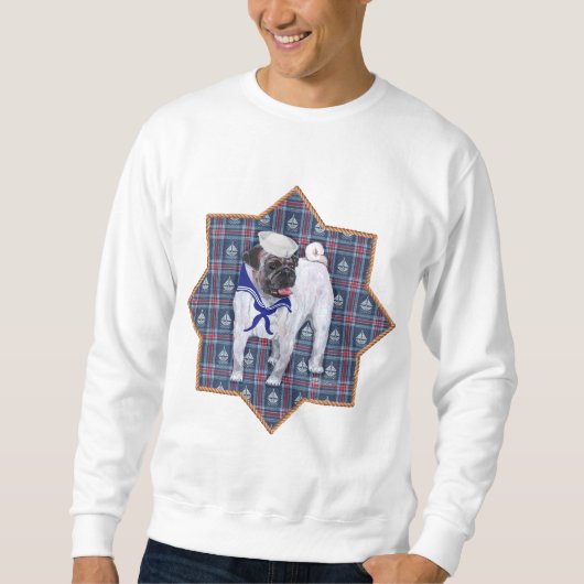 Sweatshirt Marin Pug (Devant)