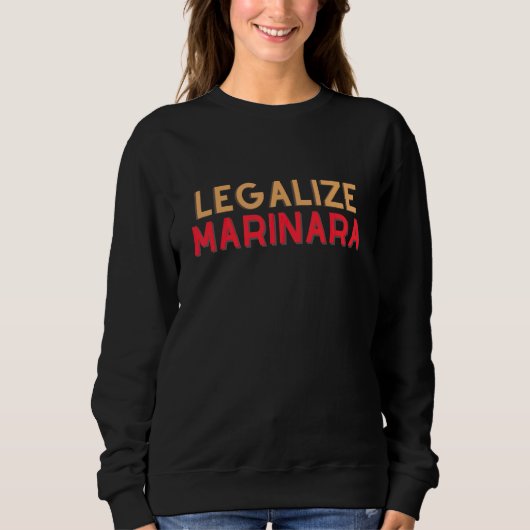 Sweatshirt Marinara Parodie (Devant)