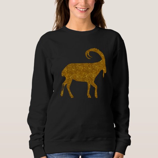 Sweatshirt Markhor Pour Femmes Goat Goat Kid Ibex (Devant)