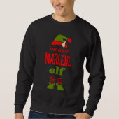 Sweatshirt MARLENE Elf Good Christmas Matching Pajama Party (Devant)