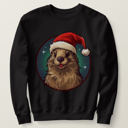 Sweatshirt Marmot Noël (Design devant)