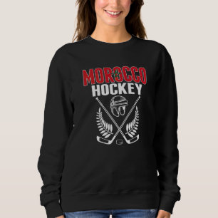 Sweatshirt Maroc Hockey sur glace Équipe de hockey sur glac