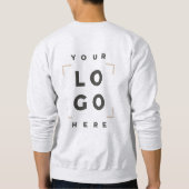 Sweatshirt Marquage de votre logo travail coordonné usure uni (Dos)