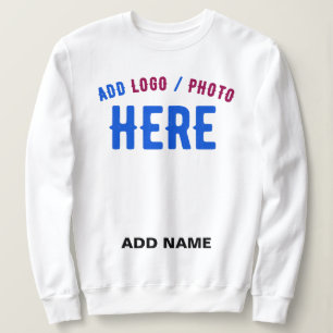 SWEATSHIRT MARQUE BLANCHE MODERNE ET PERSONNALISABLE VÉRIFIÉE
