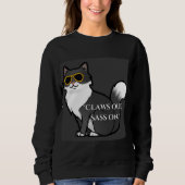 SWEATSHIRT "MARQUE CATS DE SORTIE" (Devant)