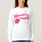 Sweatshirt Mars des femmes sur Washington 2017 (Devant)