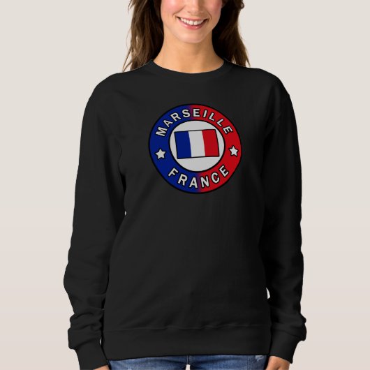 Sweatshirt Marseille France (Devant)