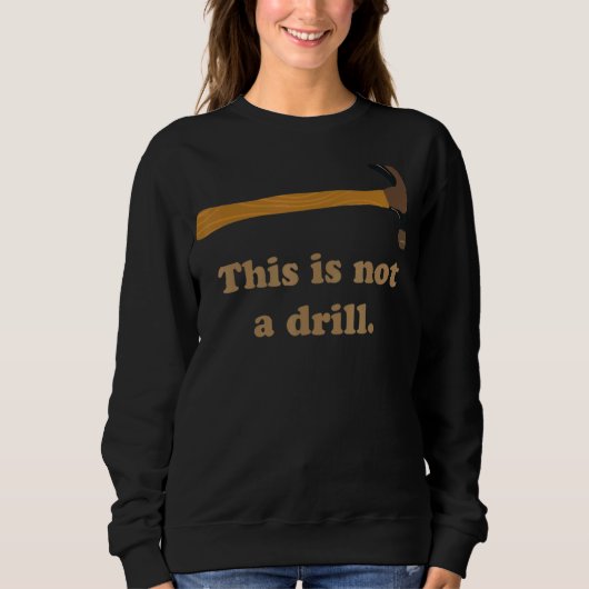 Sweatshirt Marteau Ce N'Est Pas Un Fabriquant (Devant)