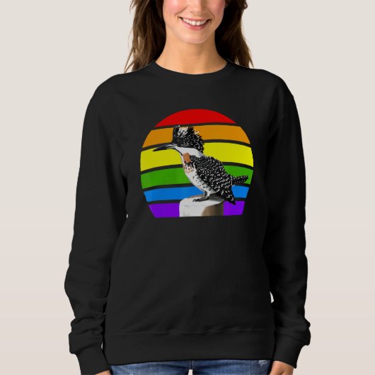 Sweatshirt Martin-pêcheur d'Amérique Diversité des oiseaux ch (Devant)