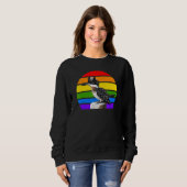 Sweatshirt Martin-pêcheur d'Amérique Diversité des oiseaux ch (Devant entier)