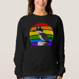 Sweatshirt Martin-pêcheur d'Amérique Diversité des oiseaux ch