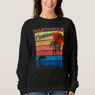 Sweatshirt Martinique Caribbean Paradise Belle Plage Océaniqu