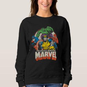 Sweatshirt Marvel Comics The Mighty World of Marvel Classique