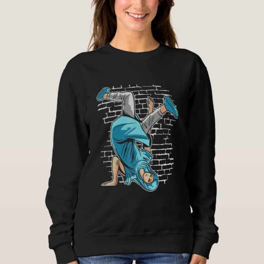 Sweatshirt Mary mère de Jésus Breakdancing Breakdance Hip (Devant)