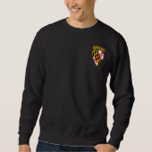 Sweatshirt Maryland State Flag Shield Md Baltimore Pride (Devant)