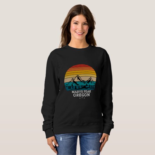 SWEATSHIRT MARYS PEAK OREGON (Devant entier)