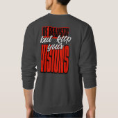 Sweatshirt masculin avec une vision (Dos)