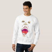 sweatshirt masculin "Shout" (Devant entier)