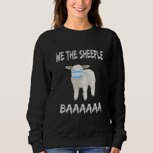Sweatshirt Masque amusant mouton masque visage vêtu de mou