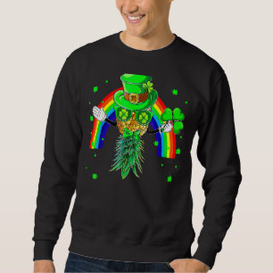 Sweatshirt Masque Balançoire à l'envers Ananas Saint-Patrick